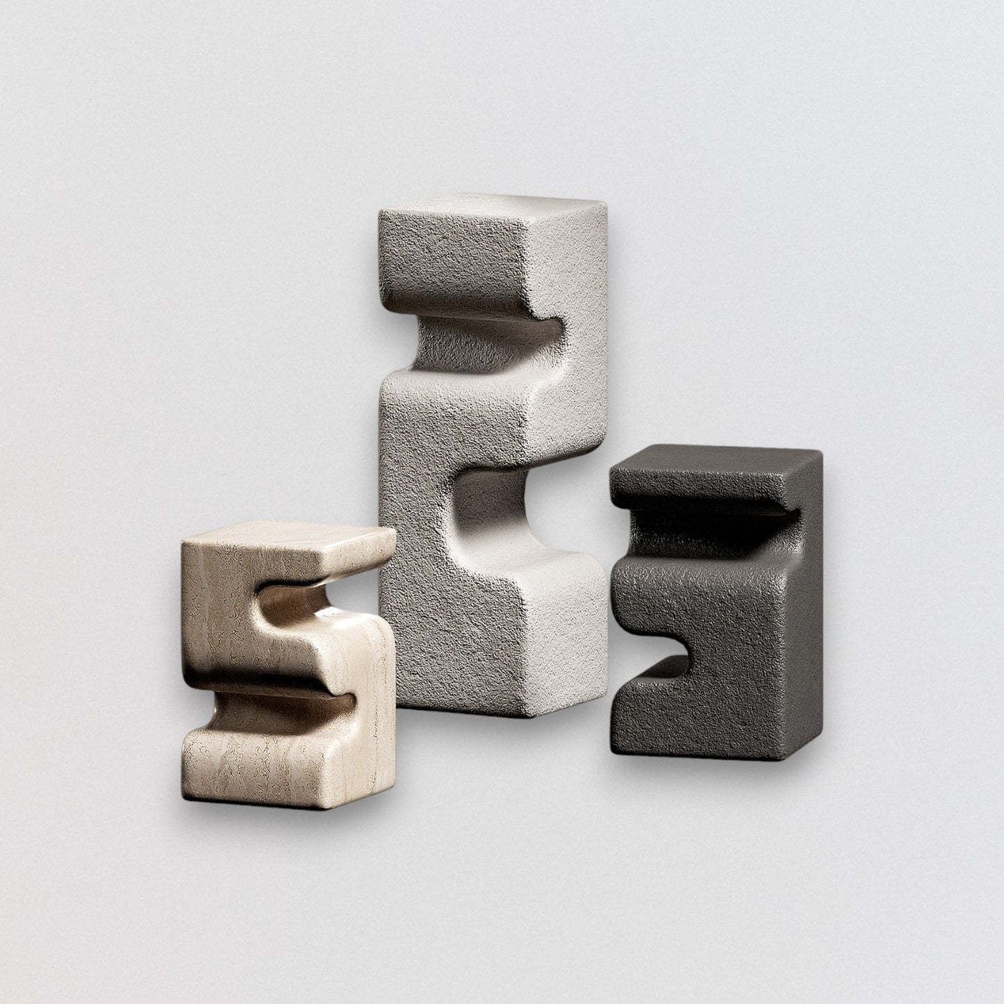 3-Piece Woolly Design Coffee Table | Modern and Stylish Coffee Table Set
