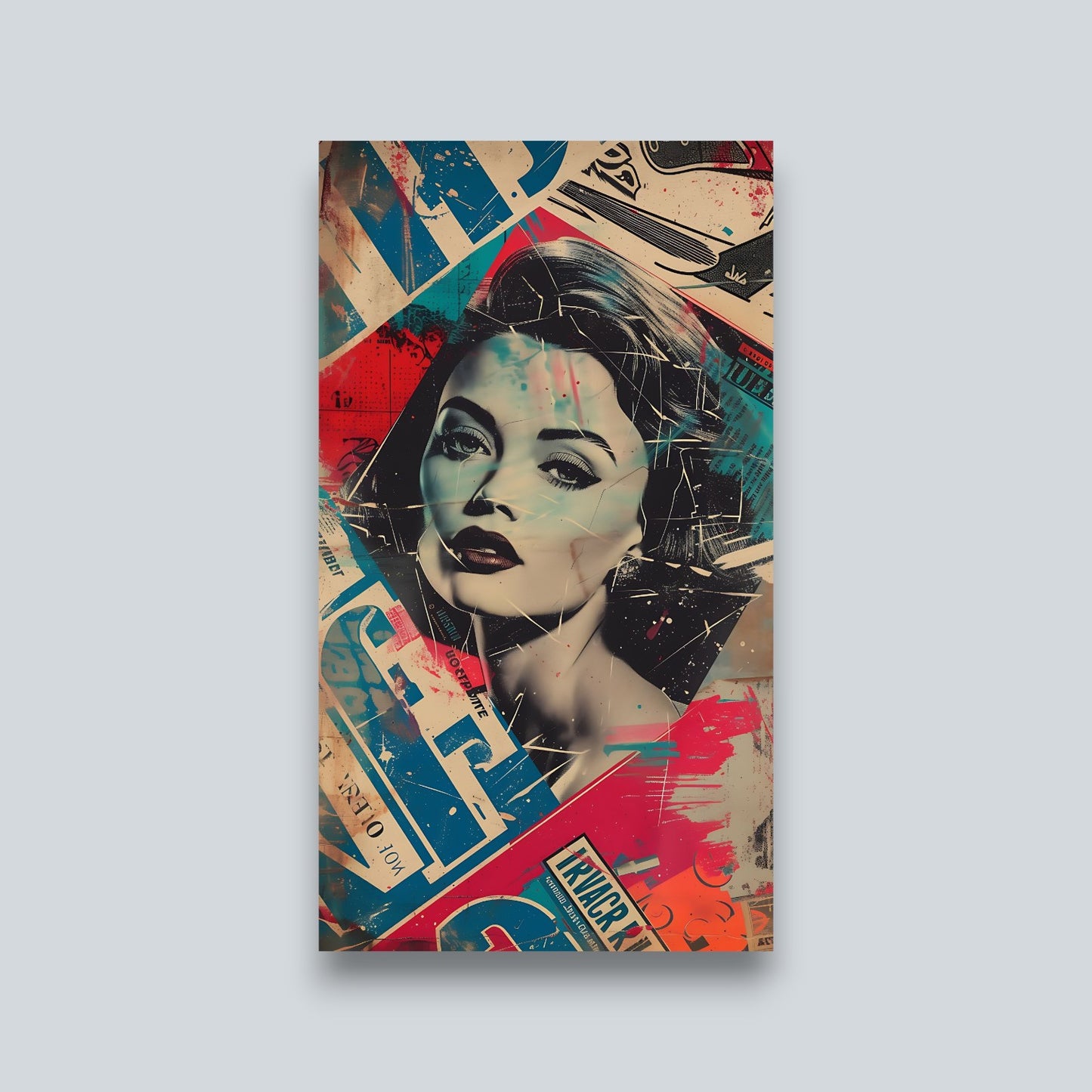 Z Serisi 50'ler Amerikan Kadın Poster | İkonik Retro Estetik
