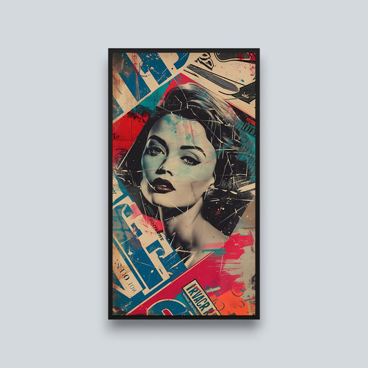 Z Serisi 50'ler Amerikan Kadın Poster | İkonik Retro Estetik