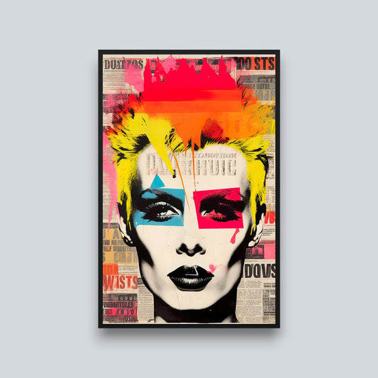 Z Serisi 80'ler Punk Poster | Retro Duvar Dekoru