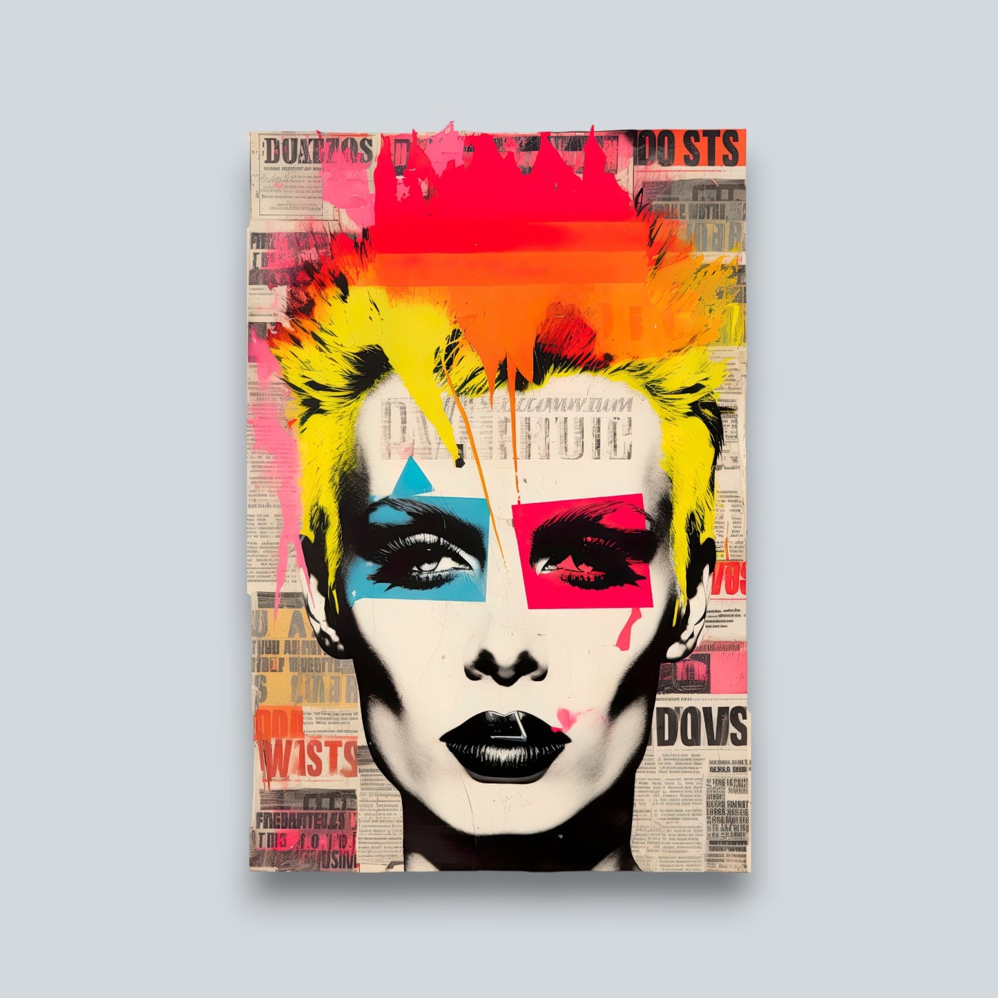 Z Serisi 80'ler Punk Poster | Retro Duvar Dekoru